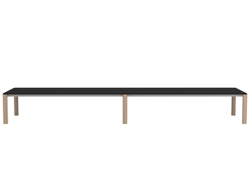 EXTRA CONFERENCE TABLE ME01348 - Rectangular aluminium and wood meeting table by Andreu World - view 2